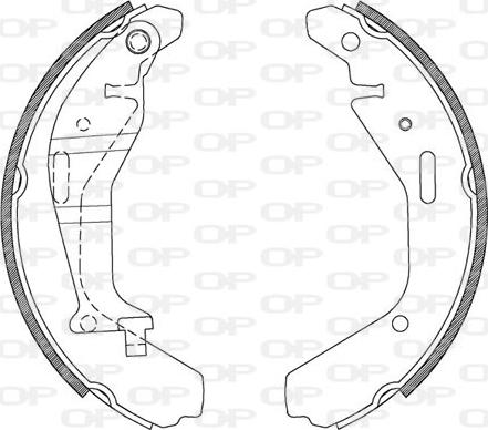 Open Parts BSA2112.00 - Jeu de mâchoires de frein cwaw.fr