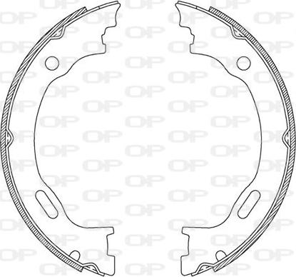 Open Parts BSA2189.00 - Jeu de mâchoires de frein cwaw.fr