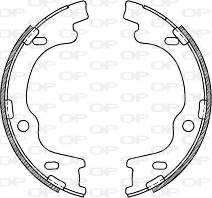 Open Parts BSA2184.00 - Jeu de mâchoires de frein cwaw.fr