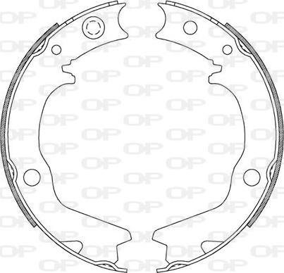 Open Parts BSA2185.00 - Jeu de mâchoires de frein cwaw.fr