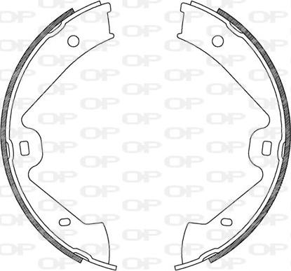 Open Parts BSA2181.00 - Jeu de mâchoires de frein cwaw.fr