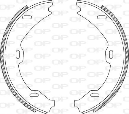 Open Parts BSA2188.00 - Jeu de mâchoires de frein cwaw.fr