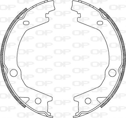 Open Parts BSA2182.00 - Jeu de mâchoires de frein cwaw.fr