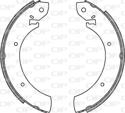 Open Parts BSA2130.00 - Jeu de mâchoires de frein cwaw.fr