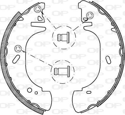 Open Parts BSA2137.00 - Jeu de mâchoires de frein cwaw.fr