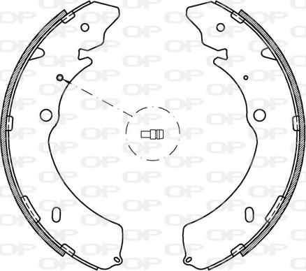 Open Parts BSA2120.00 - Jeu de mâchoires de frein cwaw.fr