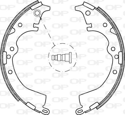 Open Parts BSA2121.00 - Jeu de mâchoires de frein cwaw.fr