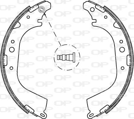 Open Parts BSA2175.00 - Jeu de mâchoires de frein cwaw.fr