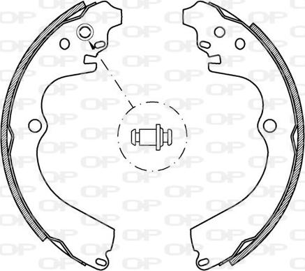 Open Parts BSA2177.00 - Jeu de mâchoires de frein cwaw.fr