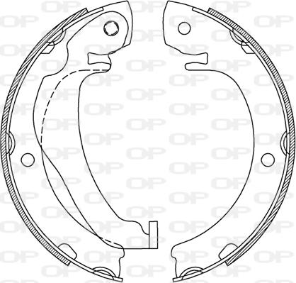 Open Parts BSA2245.00 - Jeu de mâchoires de frein cwaw.fr