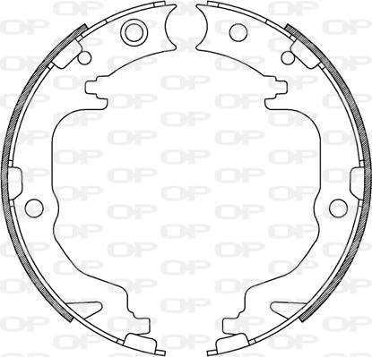 Open Parts BSA2247.00 - Jeu de mâchoires de frein cwaw.fr