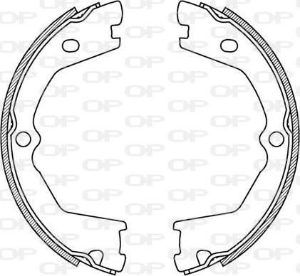 Open Parts BSA2209.00 - Jeu de mâchoires de frein cwaw.fr