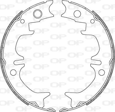 Open Parts BSA2208.00 - Jeu de mâchoires de frein cwaw.fr