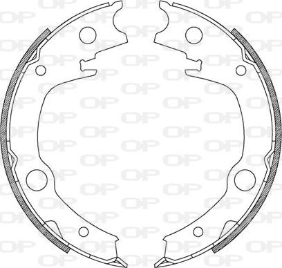 Open Parts BSA2207.00 - Jeu de mâchoires de frein cwaw.fr