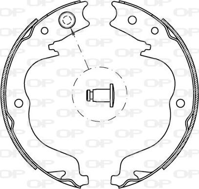 Open Parts BSA2219.00 - Jeu de mâchoires de frein cwaw.fr