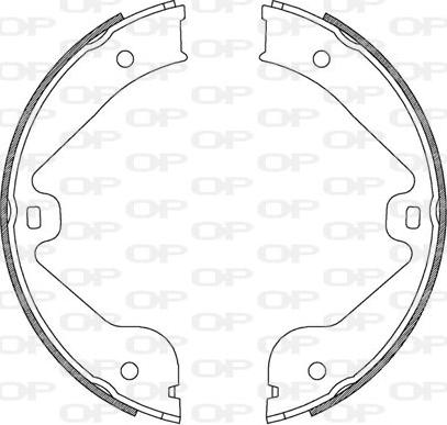 Open Parts BSA2211.00 - Jeu de mâchoires de frein cwaw.fr