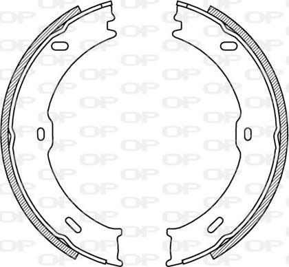 Open Parts BSA2217.00 - Jeu de mâchoires de frein cwaw.fr