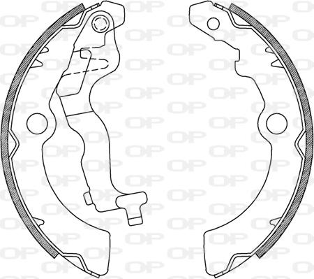 Open Parts BSA2236.00 - Jeu de mâchoires de frein cwaw.fr