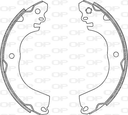 Open Parts BSA2238.00 - Jeu de mâchoires de frein cwaw.fr