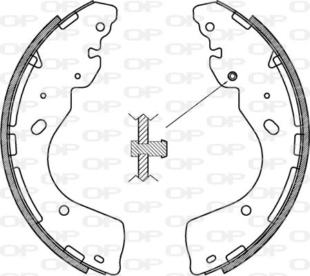 Open Parts BSA2233.00 - Jeu de mâchoires de frein cwaw.fr