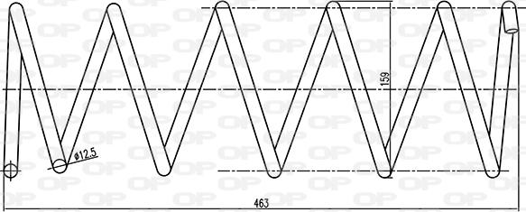 Open Parts CSR9191.00 - Ressort de suspension cwaw.fr