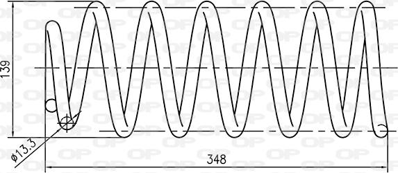 Open Parts CSR9130.00 - Ressort de suspension cwaw.fr