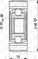 Open Parts CVJ5401.20 - Jeu de joints, arbre de transmission cwaw.fr