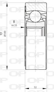 Open Parts CVJ5408.20 - Jeu de joints, arbre de transmission cwaw.fr