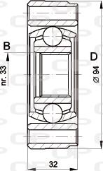 Open Parts CVJ5402.20 - Jeu de joints, arbre de transmission cwaw.fr