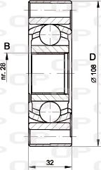 Open Parts CVJ5412.20 - Jeu de joints, arbre de transmission cwaw.fr