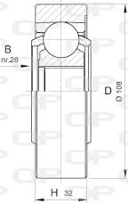 Open Parts CVJ5423.20 - Jeu de joints, arbre de transmission cwaw.fr