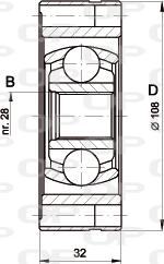 Open Parts CVJ5422.20 - Jeu de joints, arbre de transmission cwaw.fr