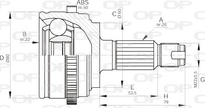 Open Parts CVJ5511.10 - Jeu de joints, arbre de transmission cwaw.fr