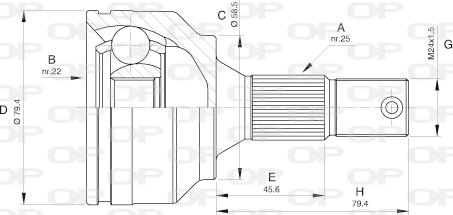 Open Parts CVJ5530.10 - Jeu de joints, arbre de transmission cwaw.fr