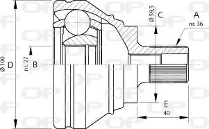 Open Parts CVJ5699.10 - Jeu de joints, arbre de transmission cwaw.fr