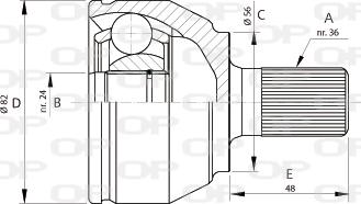 Open Parts CVJ5698.10 - Jeu de joints, arbre de transmission cwaw.fr