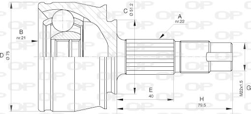 Open Parts CVJ5652.10 - Jeu de joints, arbre de transmission cwaw.fr