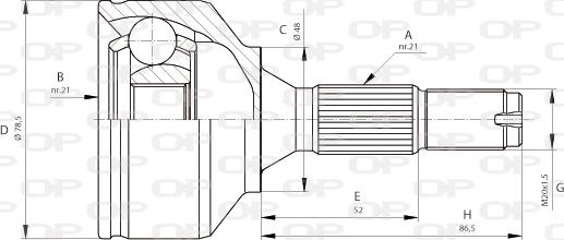 Open Parts CVJ5685.10 - Jeu de joints, arbre de transmission cwaw.fr