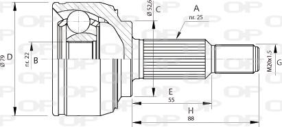 Open Parts CVJ5688.10 - Jeu de joints, arbre de transmission cwaw.fr