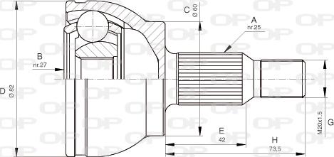 Open Parts CVJ5678.10 - Jeu de joints, arbre de transmission cwaw.fr