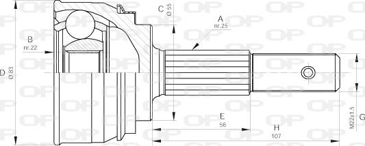 Open Parts CVJ5163.10 - Jeu de joints, arbre de transmission cwaw.fr