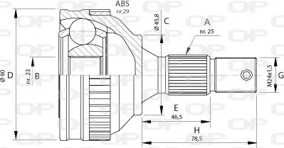 Open Parts CVJ5175.10 - Jeu de joints, arbre de transmission cwaw.fr