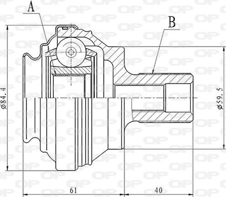 Open Parts CVJ5860.10 - Jeu de joints, arbre de transmission cwaw.fr