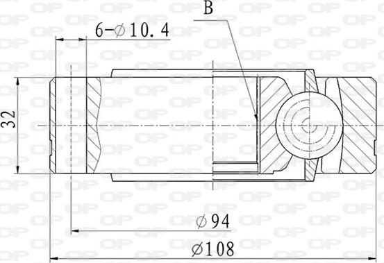 Open Parts CVJ5863.20 - Jeu de joints, arbre de transmission cwaw.fr