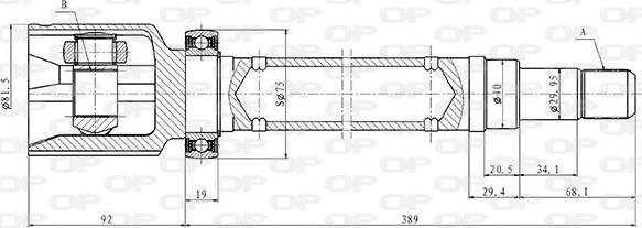 Open Parts CVJ5862.20 - Jeu de joints, arbre de transmission cwaw.fr