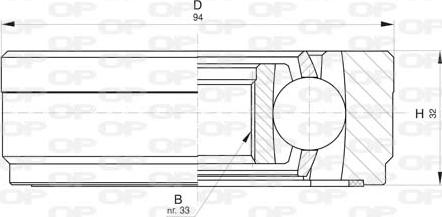 Open Parts CVJ5814.20 - Jeu de joints, arbre de transmission cwaw.fr