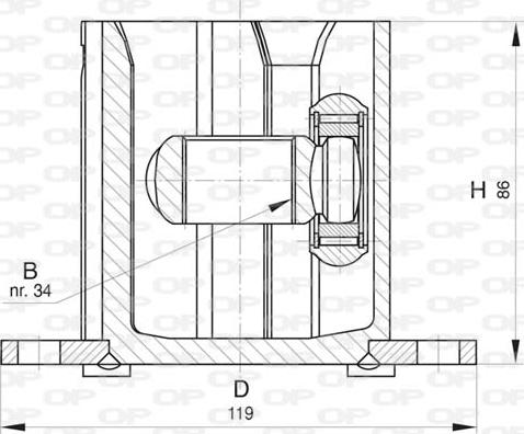 Open Parts CVJ5817.20 - Jeu de joints, arbre de transmission cwaw.fr