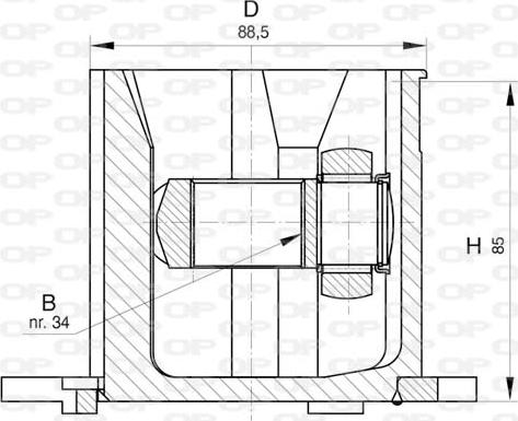 Open Parts CVJ5824.20 - Jeu de joints, arbre de transmission cwaw.fr