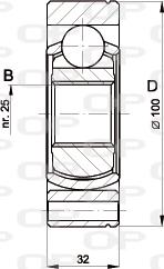 Open Parts CVJ5399.20 - Jeu de joints, arbre de transmission cwaw.fr