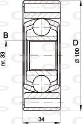 Open Parts CVJ5398.20 - Jeu de joints, arbre de transmission cwaw.fr